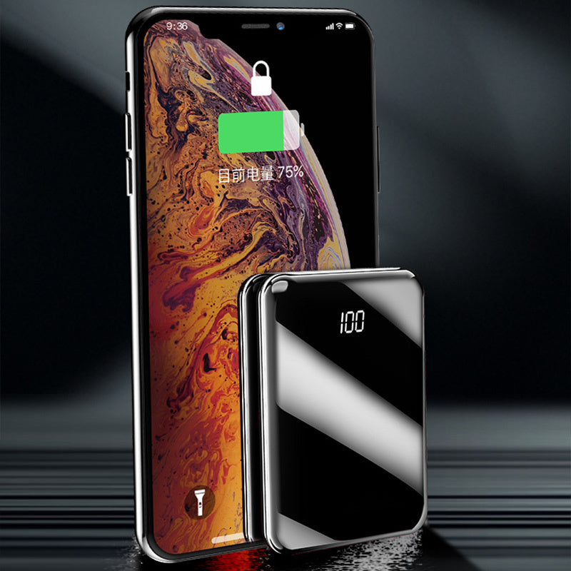 10000mAh Power Bank - External Battery Bank 8W Fast Charging Portable Charger with Dual USB Output