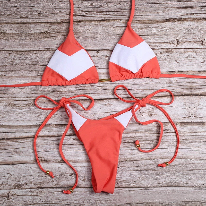 Blommig bikini