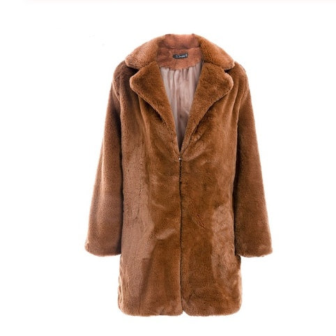 Women Faux Fur Coat Streetwear - Stylish Comfortable High-Quality Cruelty-Free Fashionable Cool