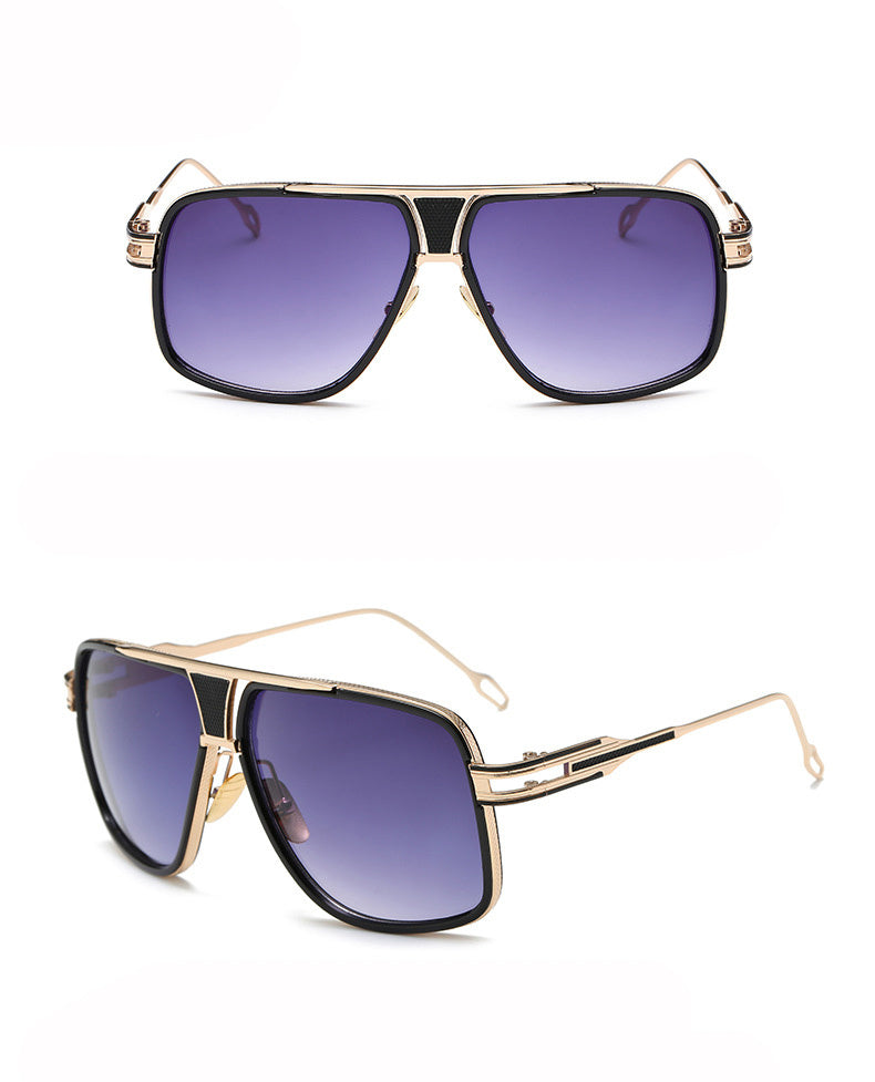 Solglasögon homme varumärken Designer Sun glasögon kör Oculos De Sol Masculino Grandmaster Square Solglass