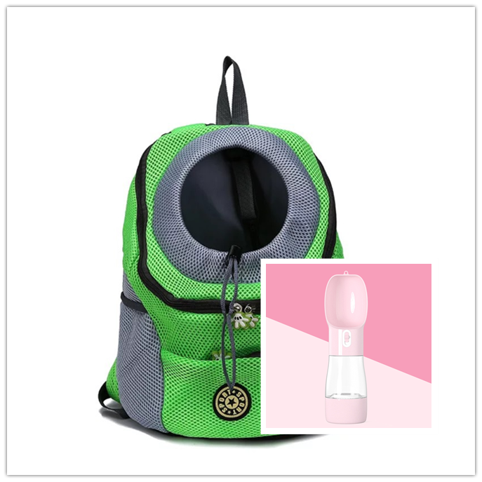 Pet Dog Carrier Carrier For Dogs Ryggsäck Ut Dubbel axel Bärbar Travel Outdoor Carrier Bag Mesh