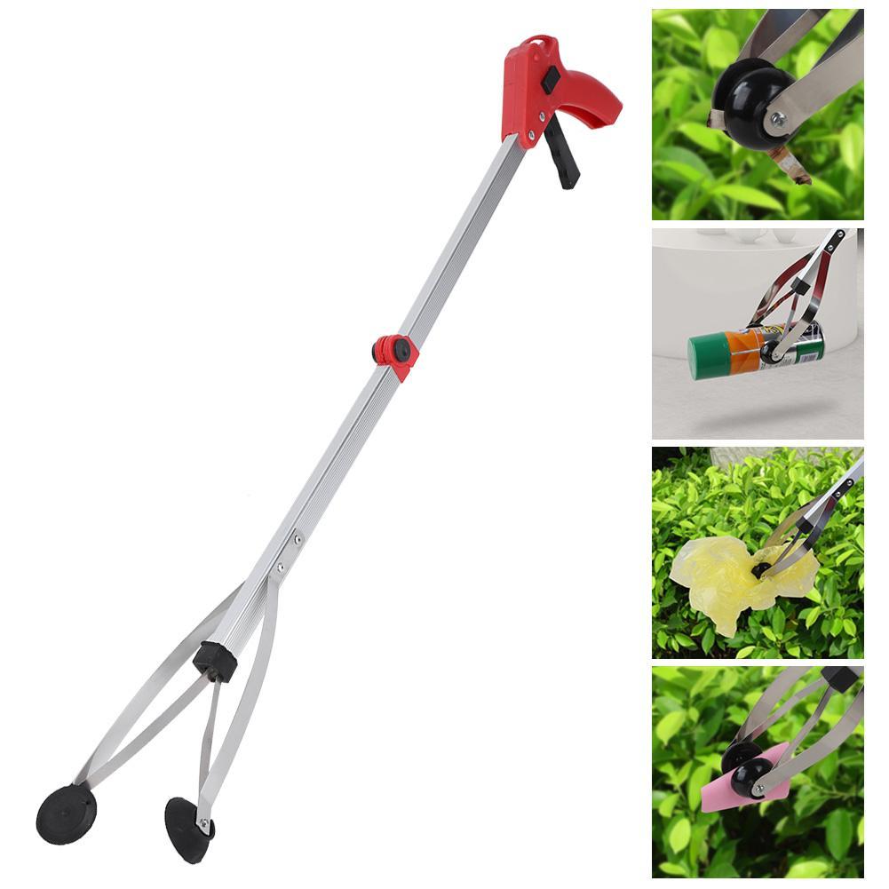 Aluminum Alloy Folding Trash Clip Picking Device Household Picking Unit Sanitation Garbage Clamp Health Clip
