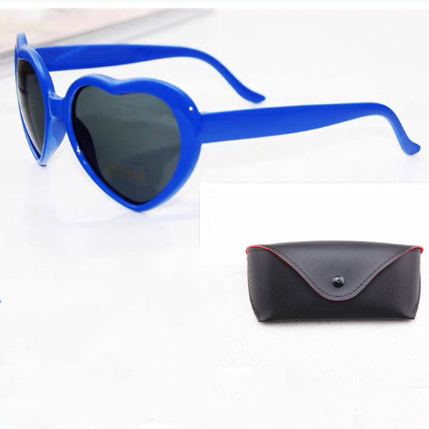 Heart-Shaped Light Love Special Effects Glasses Love Glasses Fashion Sunglasses