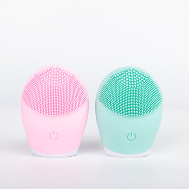 Nettoyant facial électrique à ultrasons en silicone