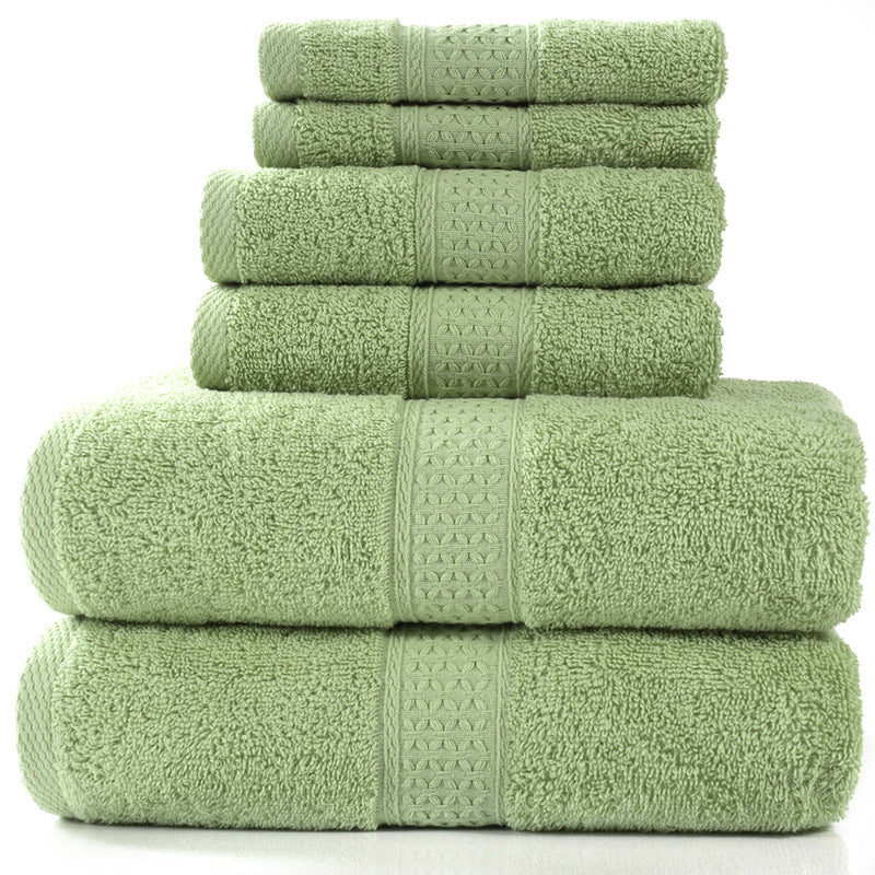 Ensemble de serviettes absorbantes en coton de 3 pièces et 6 pièces