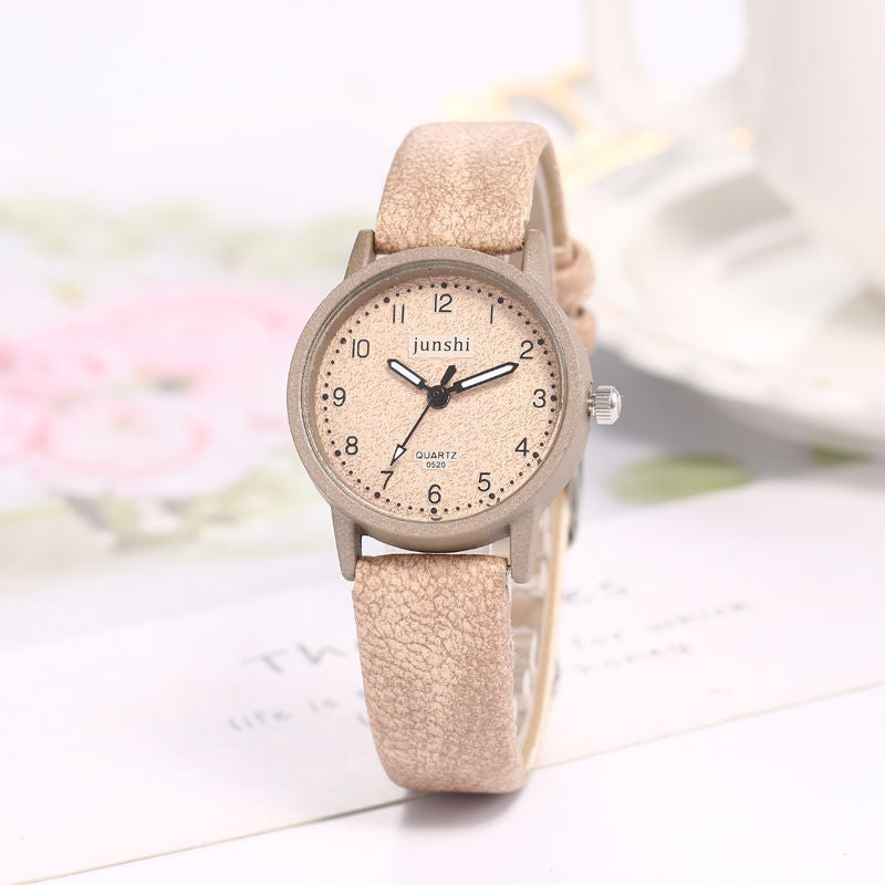 Casual Fashion Couple Quartz Watches - 36mm Dial - 10mm Thick - PU Strap - Pin Buckle - Domestic Movement 68
