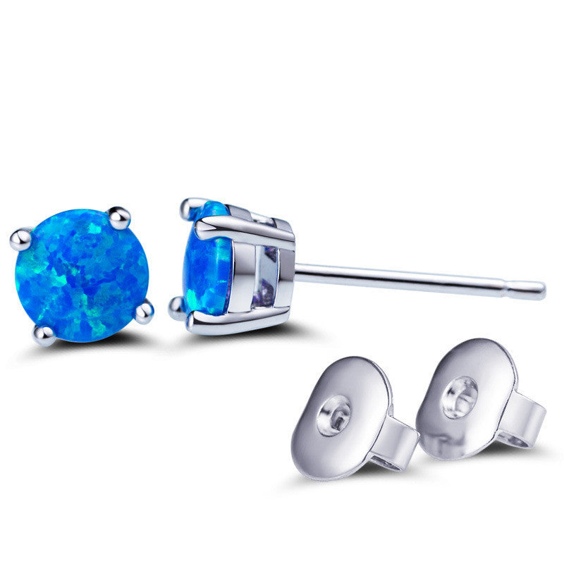Personalized All-Match Opal Opal Fashion Earrings Earrings Female Earrings Earrings