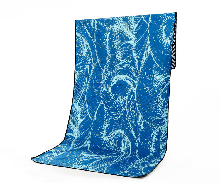 Serviette de plage de serviette de sport de plein air de voyage