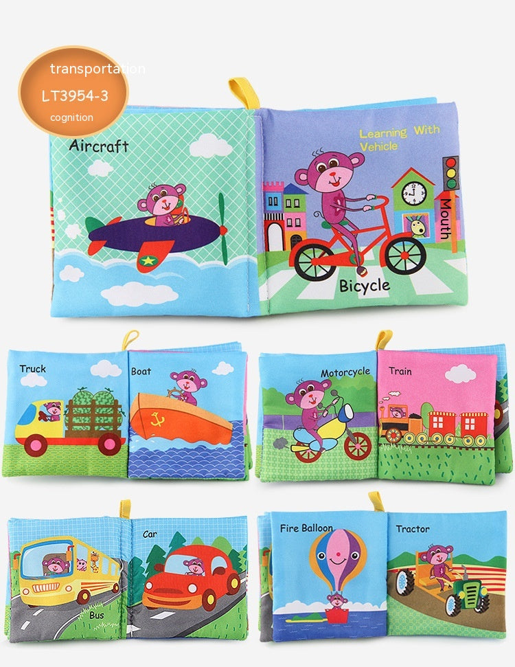 Livre en tissu pour bébé, matériel pédagogique, développement, jouets éducatifs pour la petite enfance