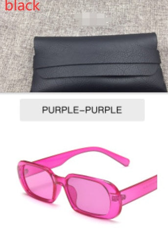Retro Small Frame Candy Color Sunglasses - Women's Fashion Eyewear