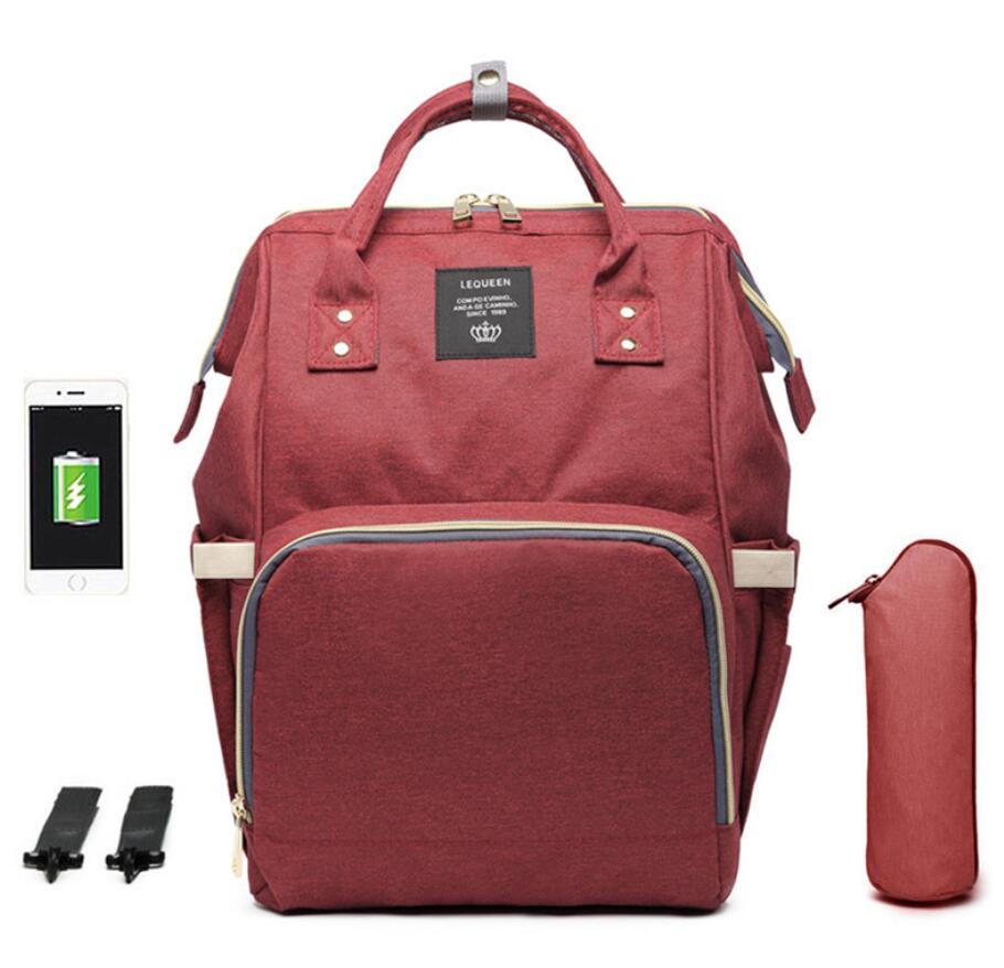 Sac à couches de grande capacité, sacs à dos pour soins infirmiers pour maman, voyage pour bébé