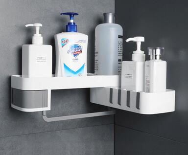 Etagère d'angle salle de bain coin salle de bain