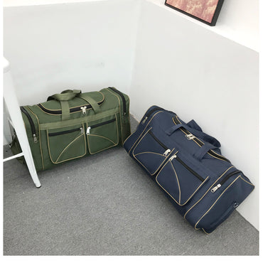 Foldable Oxford Sports Messenger Bag - Large Capacity Portable Crossbody
