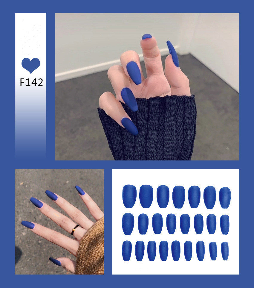 Professional Scrub Ballet Press-On Nails - 24 Pieces F122-F144 | Nail Tools Category