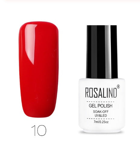 ROSALIND Pure Colors Gel Polish Collection - 7ML | 58 Colors + Base/Top UV/LED