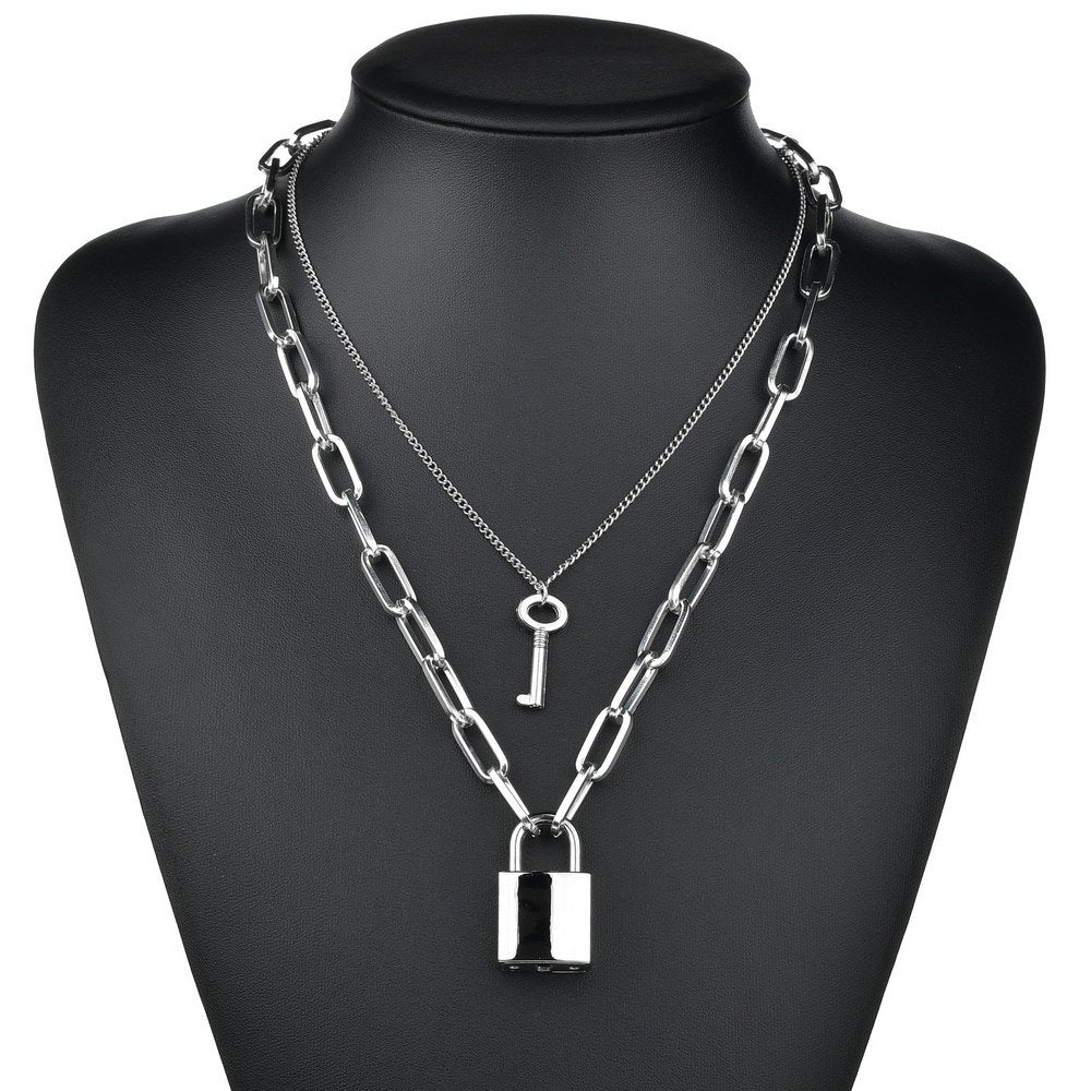 Collier cadenas collier clé