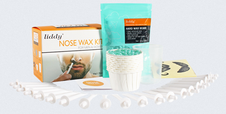 Nose Hair Removal Wax Kit - Complete 6-Piece Professional Set