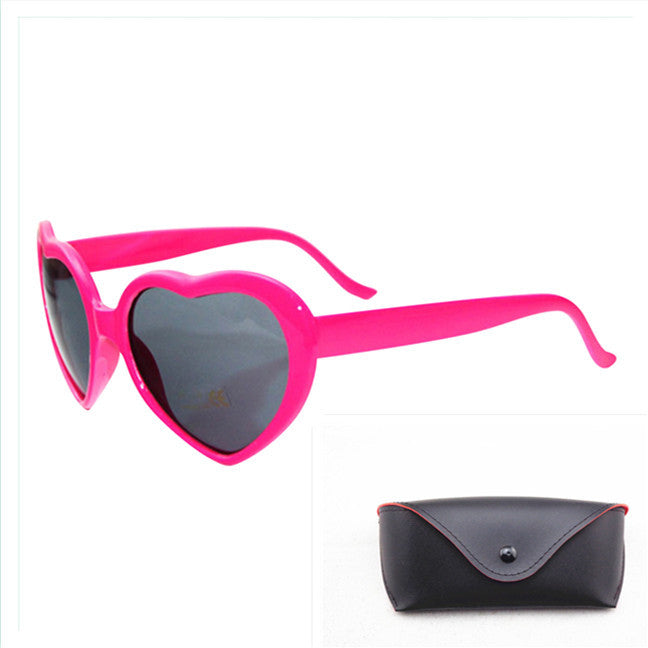 Heart-Shaped Light Love Special Effects Glasses Love Glasses Fashion Sunglasses