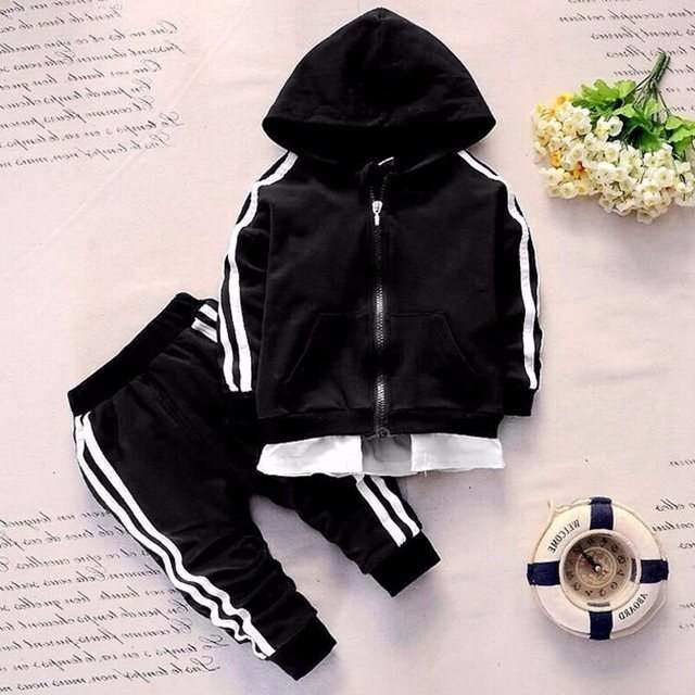 Boys' Handsome Autumn and Winter Clothes - Three-Piece Kid Clothes