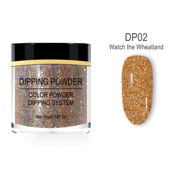 Professional Laser Glitter Nail Powder - Holographic Dip System | Long-Lasting Formula