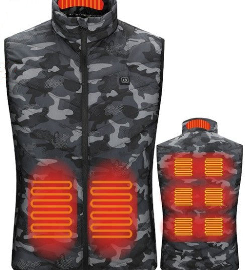 Gilet chauffant en coton