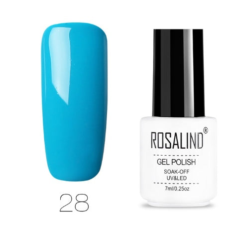 ROSALIND Pure Colors Gel Polish Collection - 7ML | 58 Colors + Base/Top UV/LED