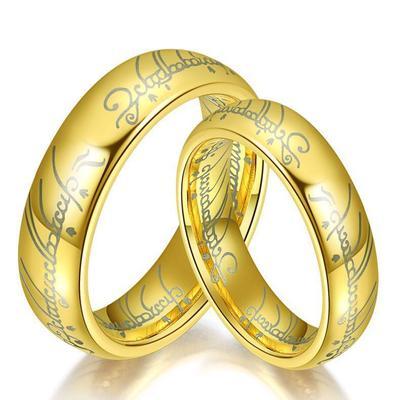 Ringring av titanstål för män