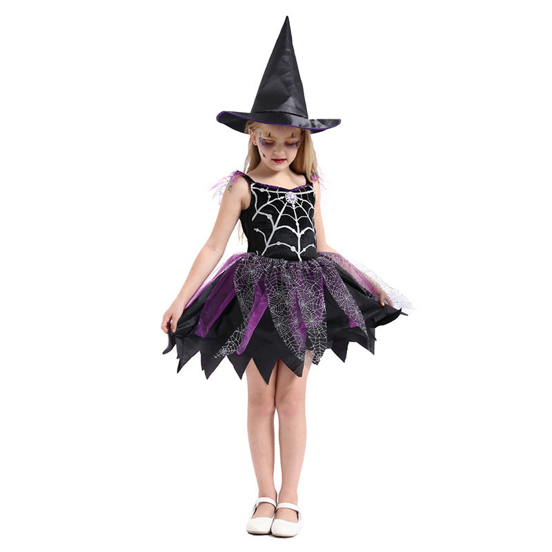 Halloween häxkostym för barn