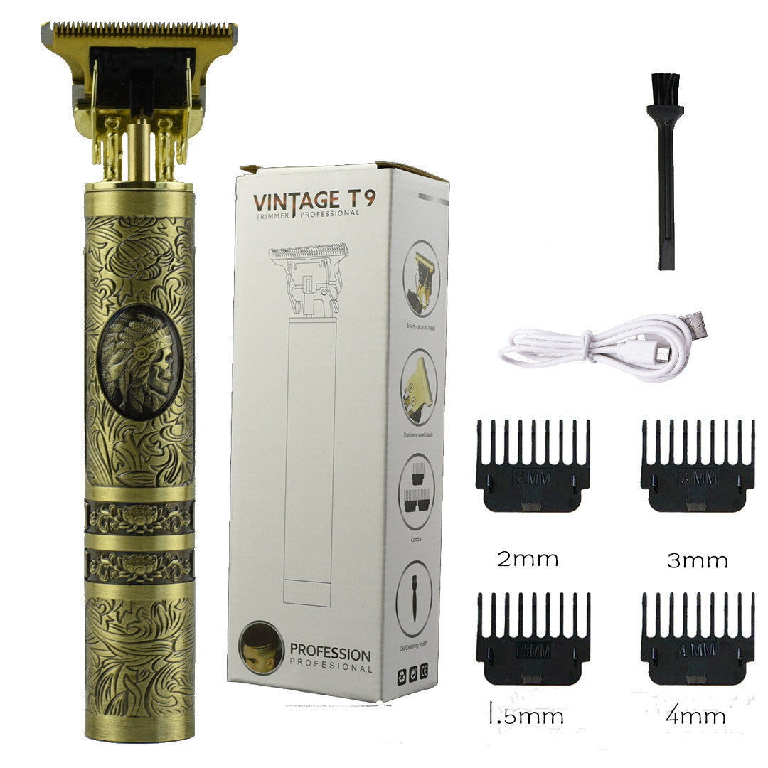 Professional Wireless Hair Clipper - Titanium Alloy Blade Trimmer System
