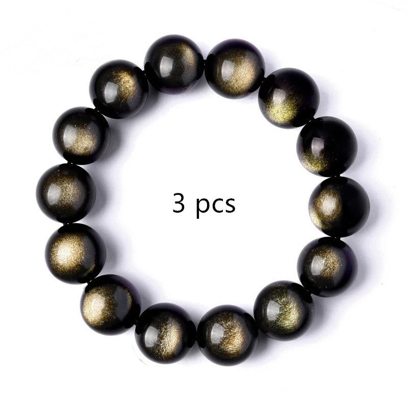 Gold Sapphire Bracelet High Quality Natural Wavy Bracelet for Men and Women