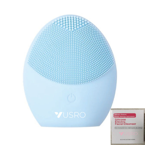 Nettoyant facial électrique à ultrasons en silicone
