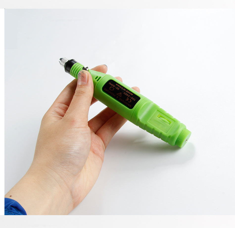 Electric Nail Drill Pen Professional Tool - 13.8x2.8cm | 3000-20000 RPM Variable Speed