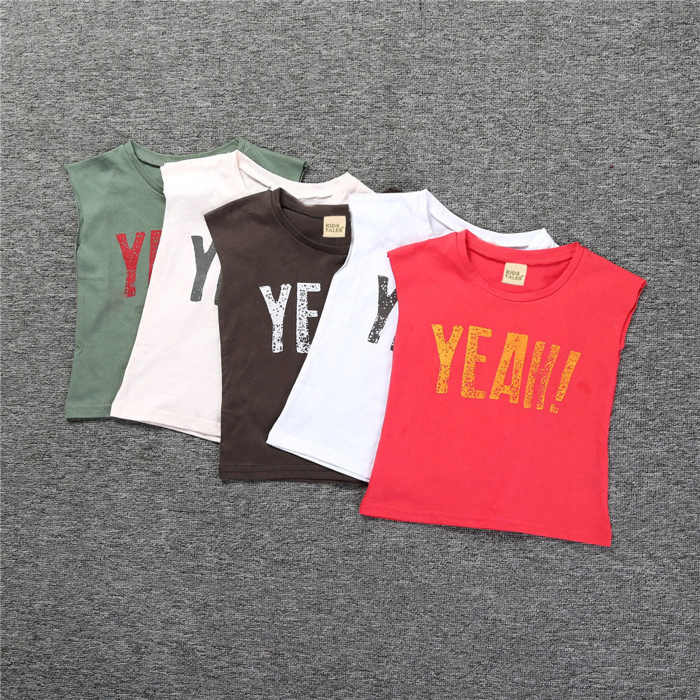 T-shirt sans manches pour enfants