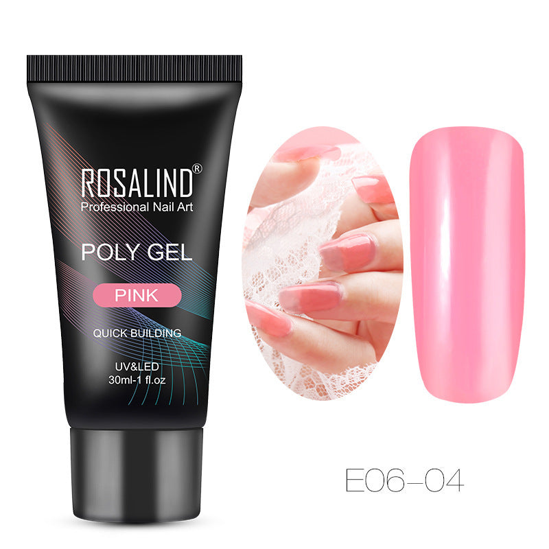 Professional Crystal Nail Extension Gel - 30ml Phototherapy Colloid | Durable Convenient Formula
