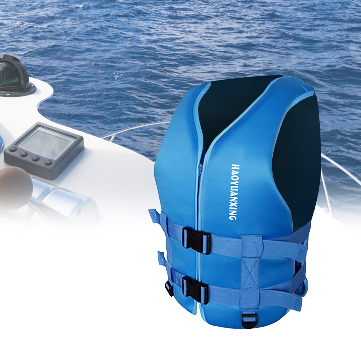 Gilet d'aide maillot de bain gilet de sauvetage en néoprène de sauvetage aquatique à haute flottabilité