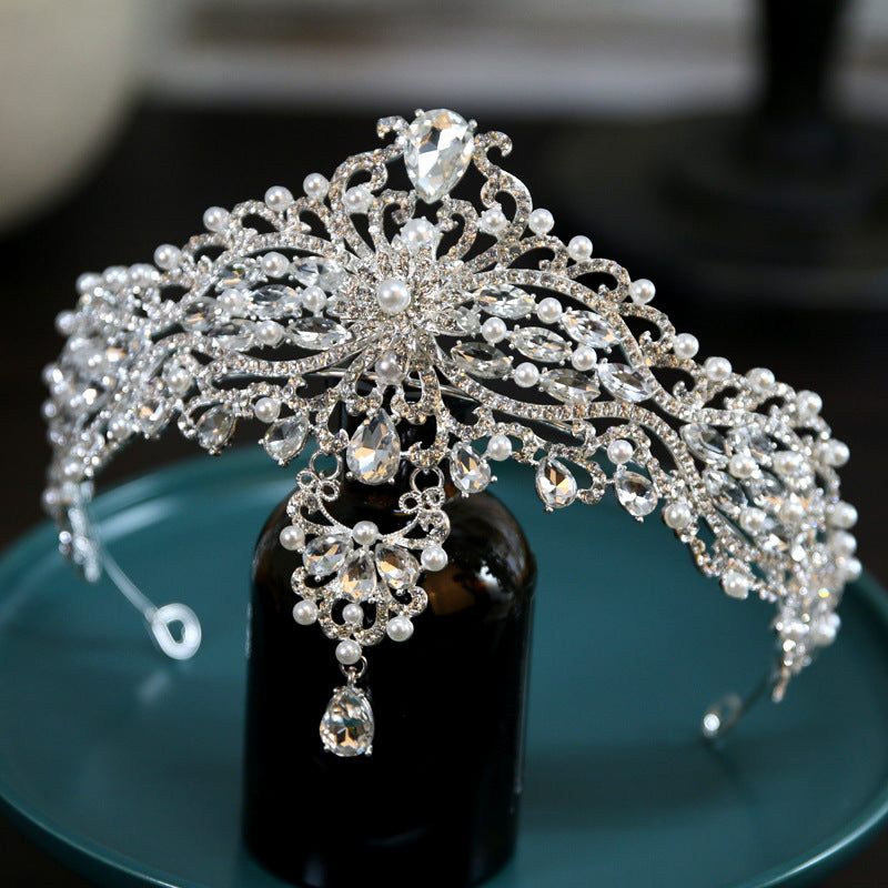 Couronne de mariée baroque, couvre-chef à la mode