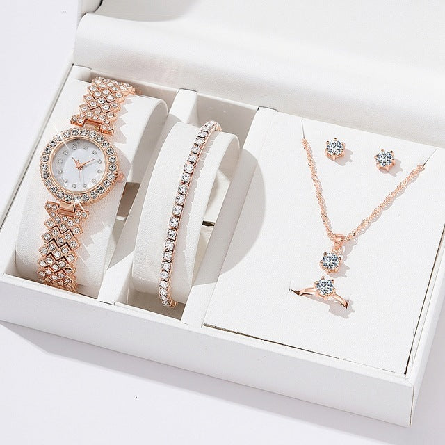 Diamond Women Watches Luxury Fashion Rhinestone Quartz Bracelet Wrist Watch For Women - Glamorous Sophisticated Elegant Sparkling