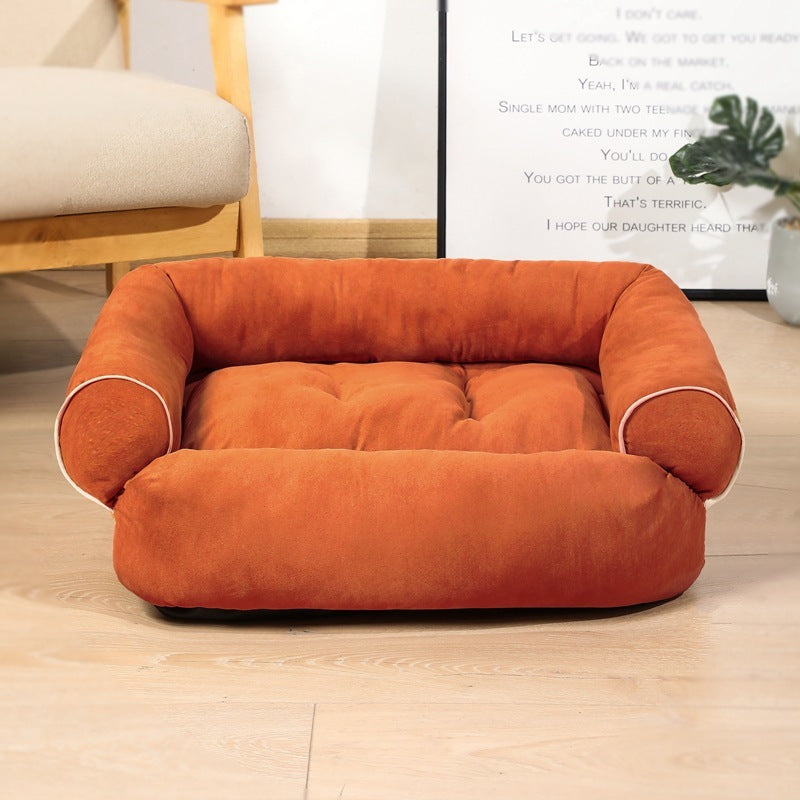Dog Sleeping Bed Sofa - Premium Pet House with Winter Warm Cushion