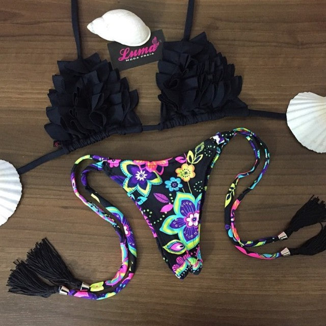 Professional Speed Selling Explosion Brazil Bikini Suit Sexy Lady Swimsuit Bikini Split Bikini - Premium Materials (High-Quality Construction, Flattering Fit)