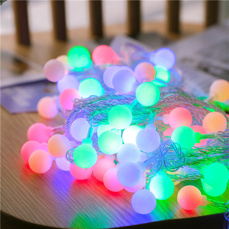 Led Usb Fjärrkontroll Batteri Små Kullampor Jul Heminredning