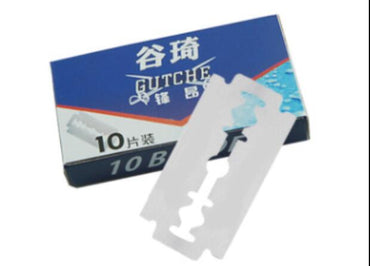 Premium Double-Edge Razor Blades - Professional Stainless Steel (10-Pack)