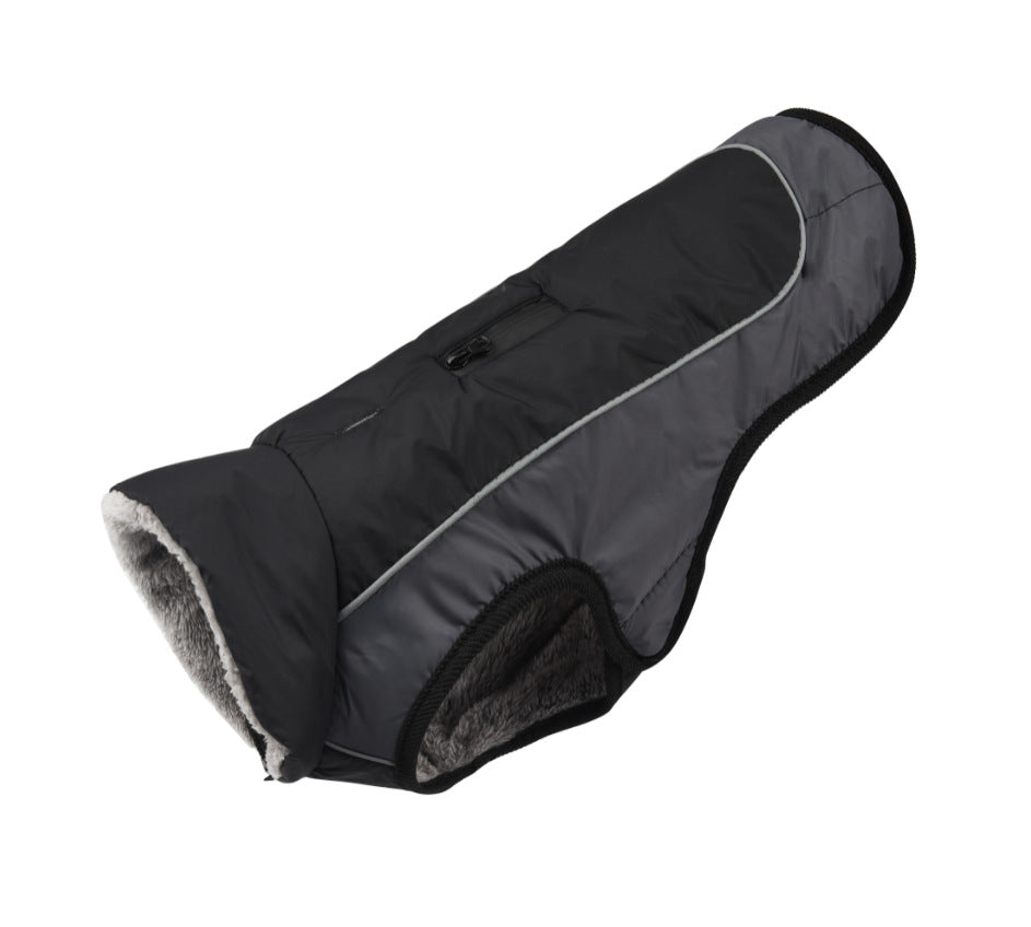 Thickened Dog Padded Jacket Reflective Dog Clothes