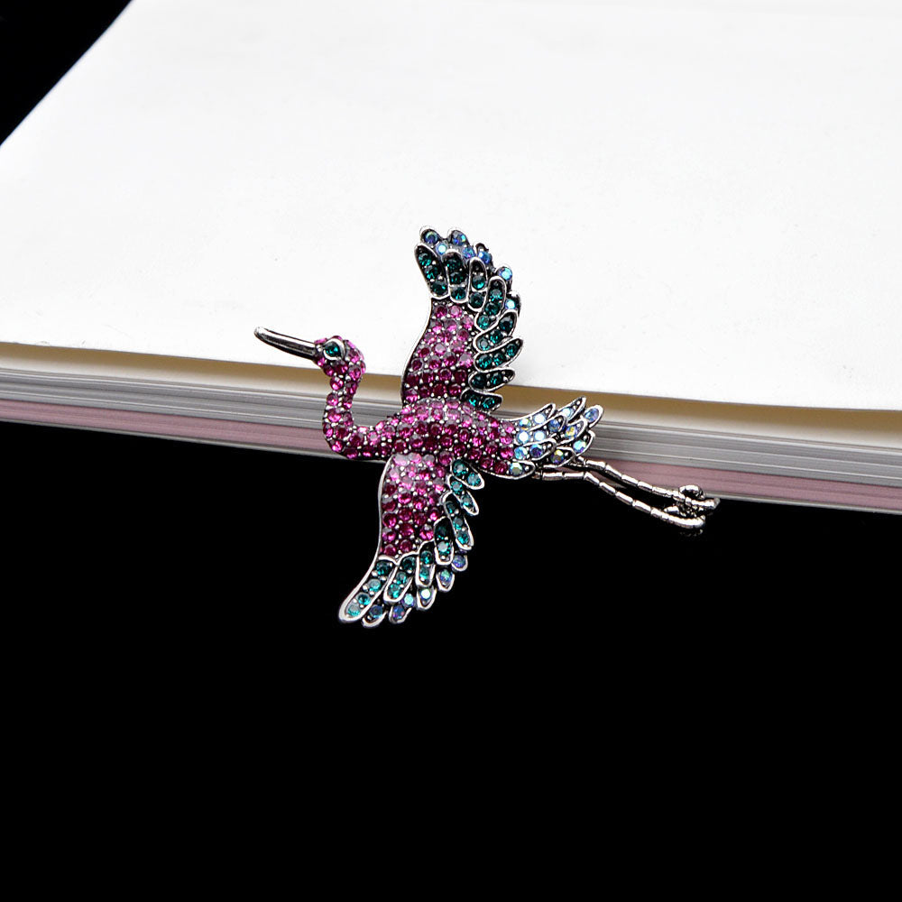Kristallbrosch Full av Rhinestone Klädertillbehör Brosch