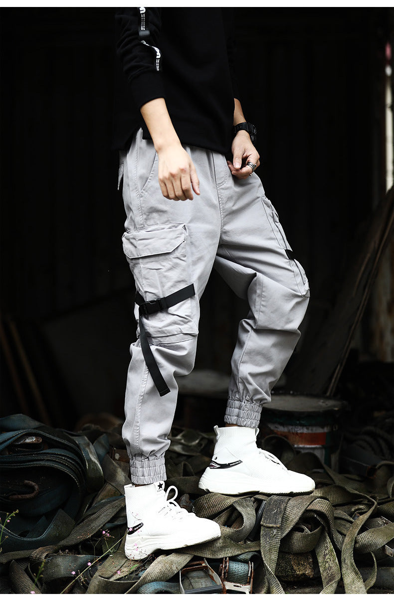 Nya Casual Byxor Herr Cotton Cargo Byxor