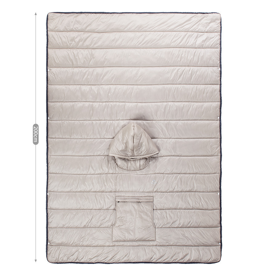 Portable Camping Quilt Warm Camping Sleeping Bag Travel Portable Cloak