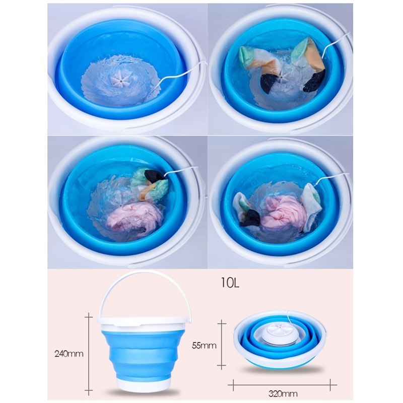 Folding Bucket Turbo Washing Machine