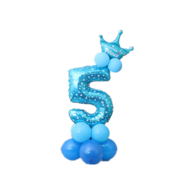 Ballon en aluminium pour fête d'anniversaire