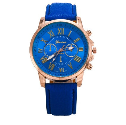 Three Eye Watches Retro GENEVA Geneva Students Couples Watches Men's Belts Quartz Trends Watches - Stylish Functional Reliable Trendy Timeless Modern