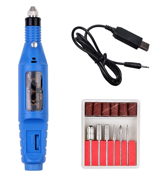 Electric Nail Drill Pen Professional Tool - 13.8x2.8cm | 3000-20000 RPM Variable Speed