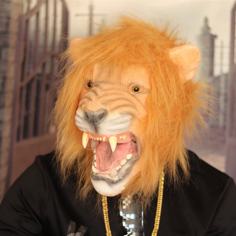 Halloween Lion Mask - Horror Party Latex Costume Mask
